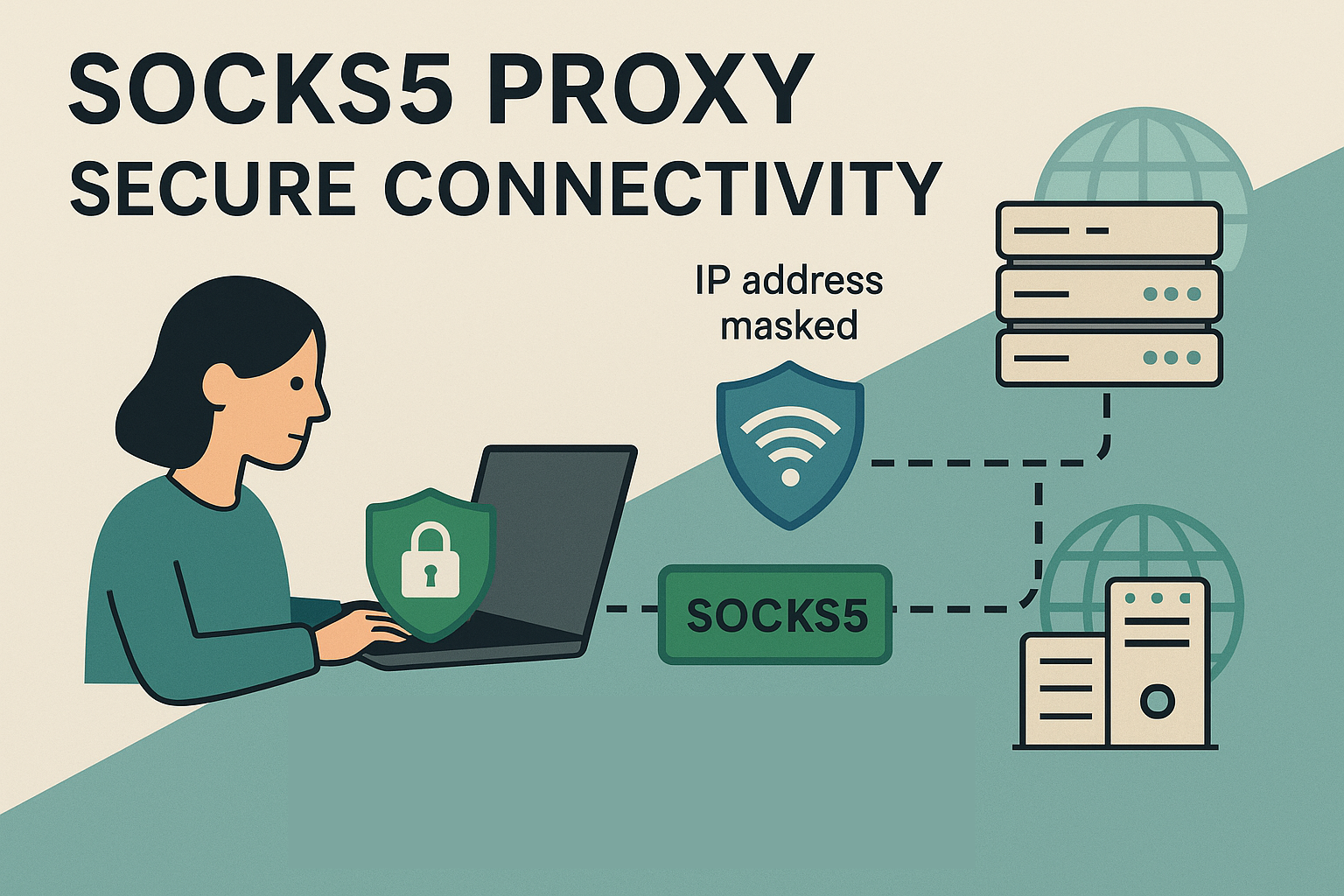 Infographic of throughput factors: path length, DNS alignment, adapter binding, resolver latency, and system resources